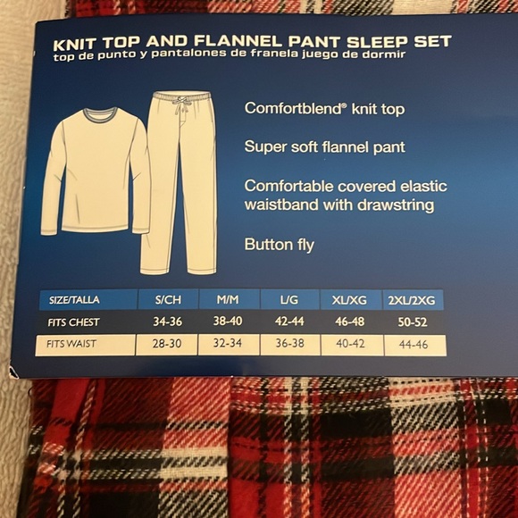 Hanes Mens Pajama Set NWT - Picture 4 of 7